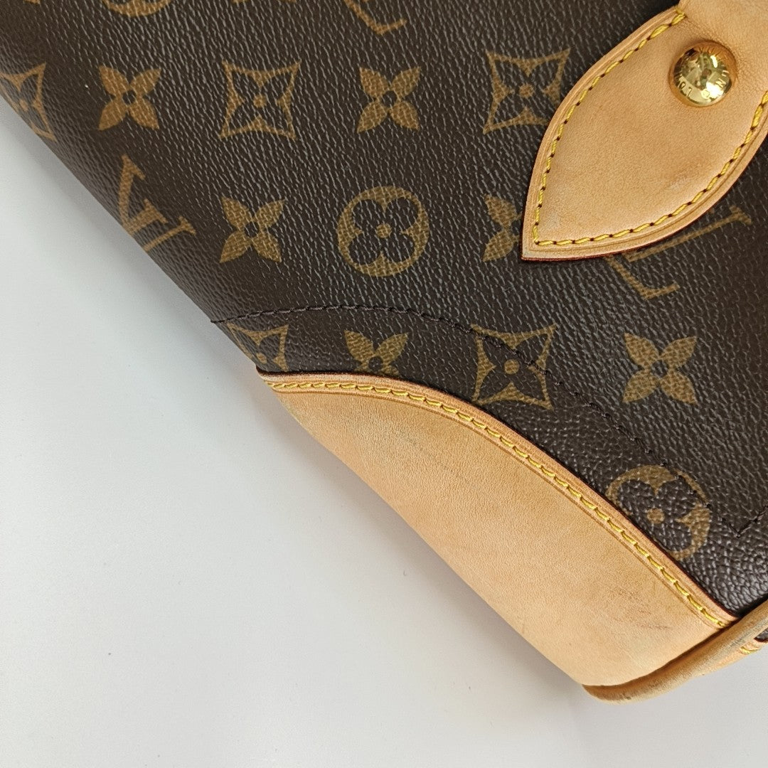 BEVERLY GM Monogram Coated Canvas Brown