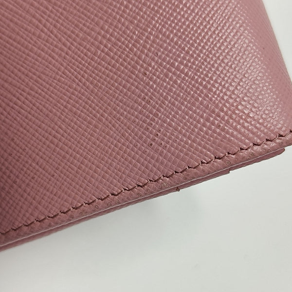 Saffiano Calfskin Wallet Pink