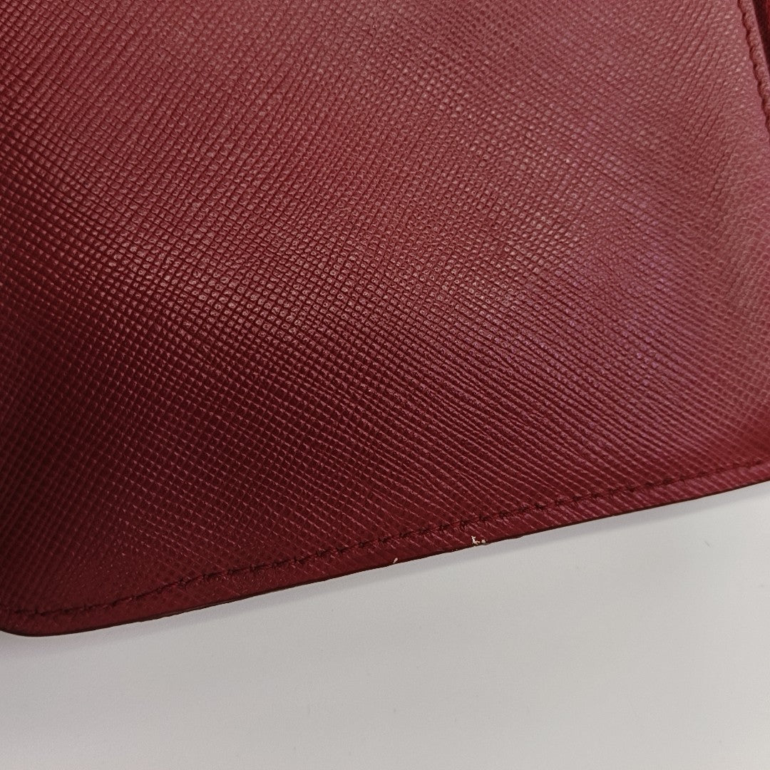 Calfskin Wallet Red