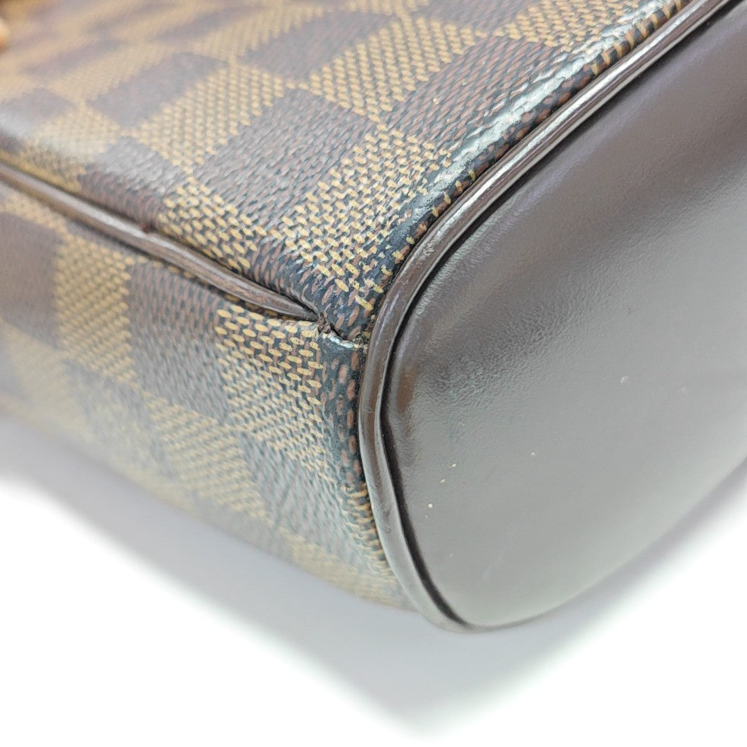 IPANEMA PM Damier Ebene Coated Canvas Brown