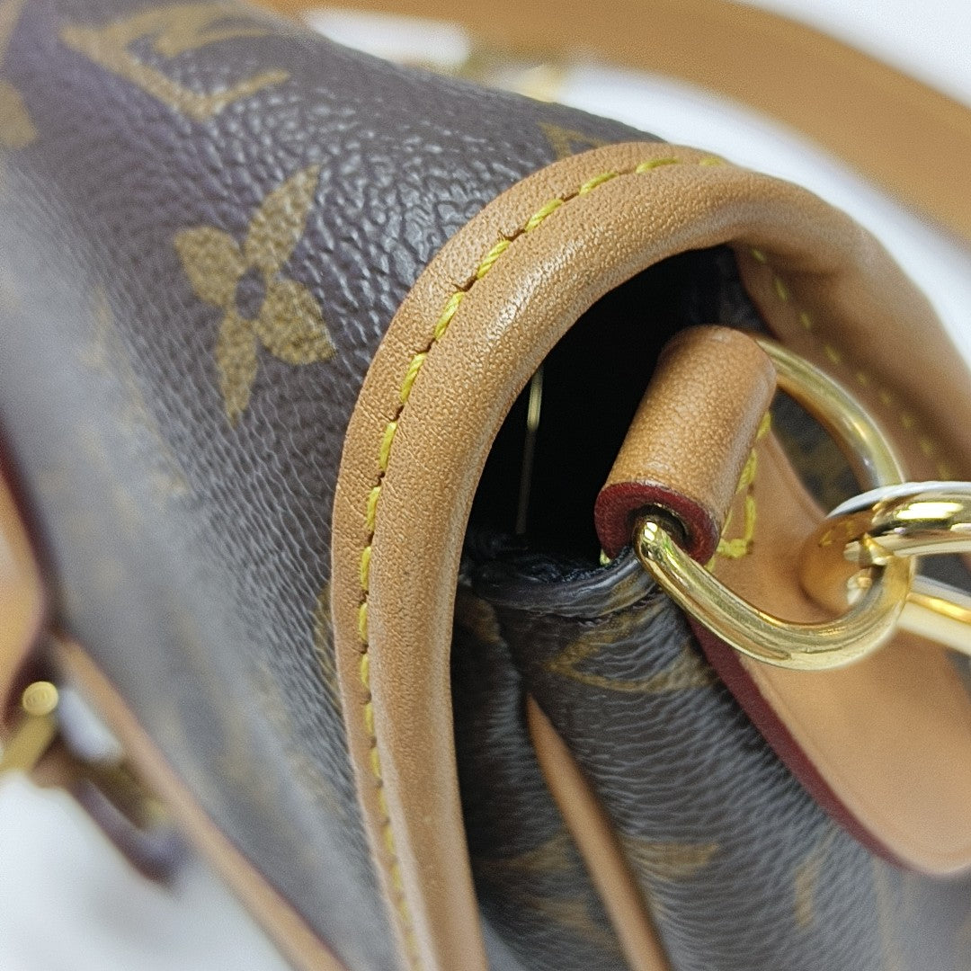 DIANE Monogram Coated Canvas Brown