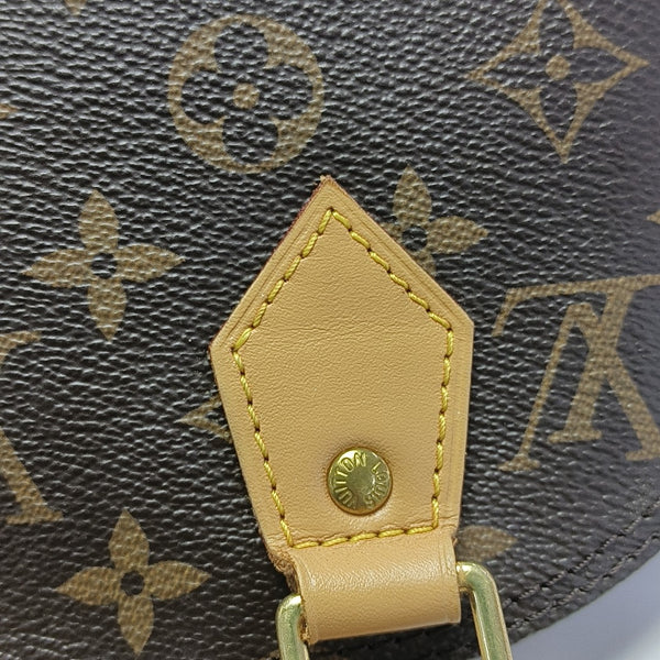 ALMA BB Monogram Coated Canvas Brown