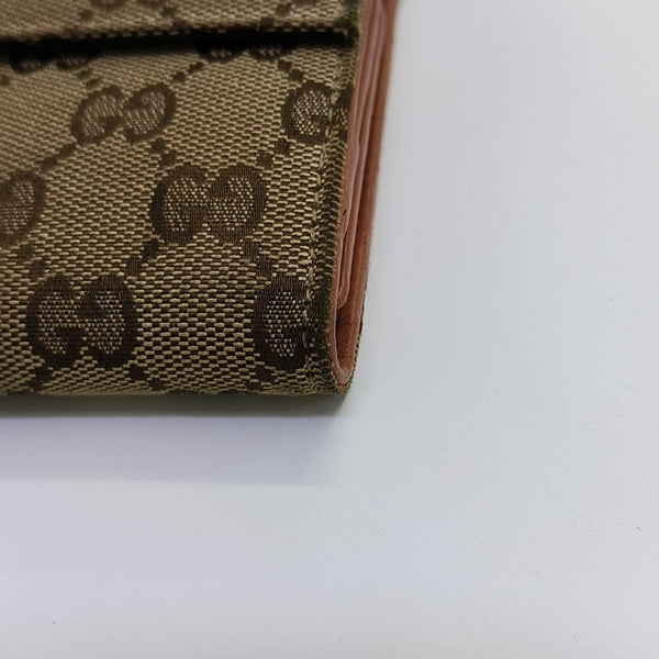Monogram Canvas Wallet Brown