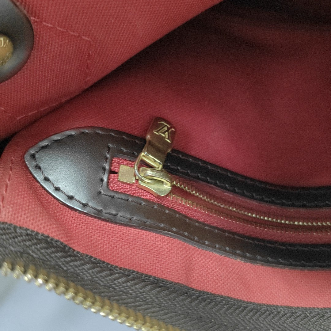 SPEEDY 25 Damier Ebene Coated Canvas Brown