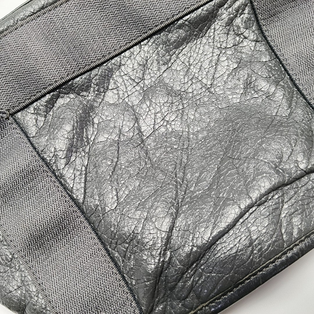 Navy XS Lambskin Gray