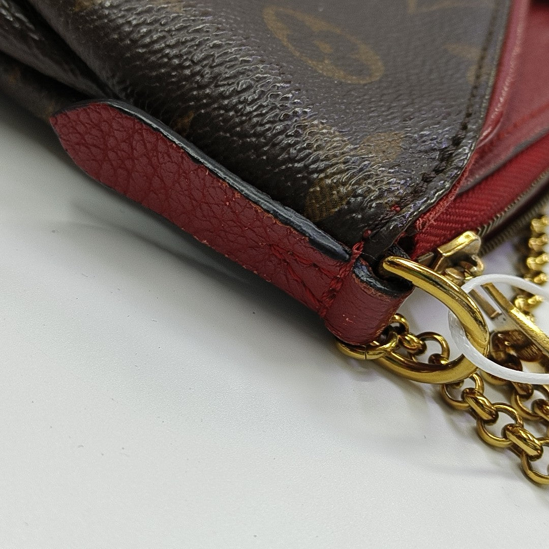 PALLAS BB Monogram Coated Canvas Brown