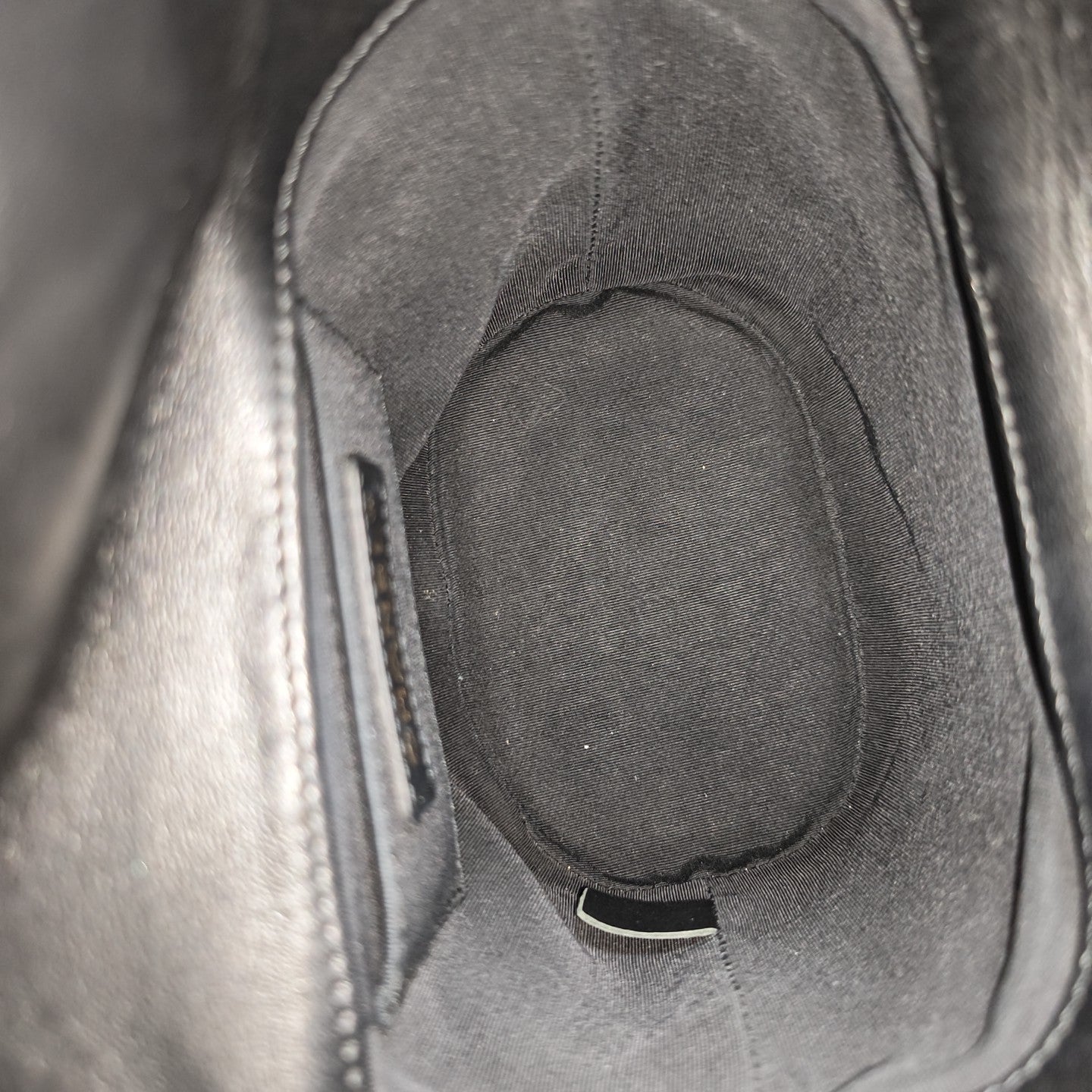Quilted Calfskin Bucket Bag Black