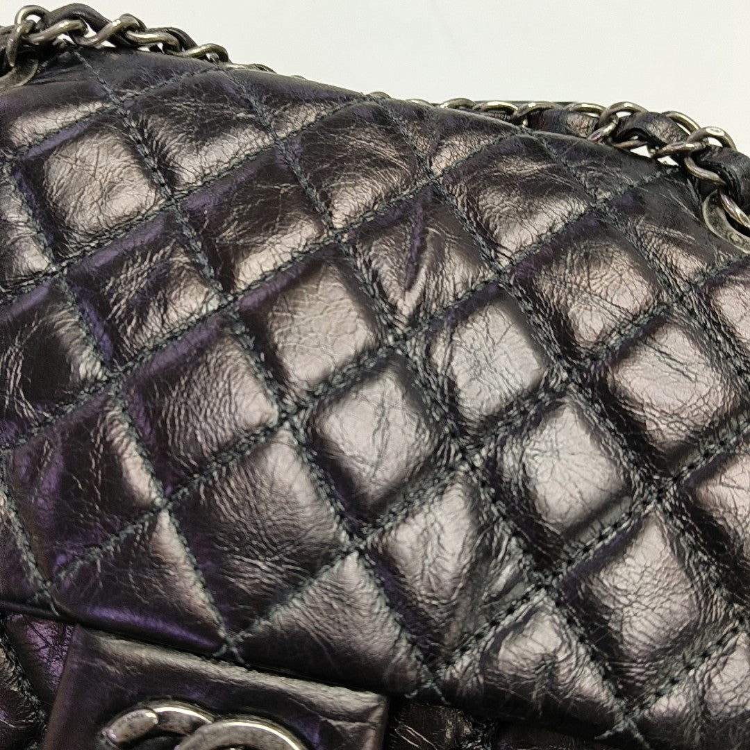 MOUNTAIN Quilted Calfskin Black