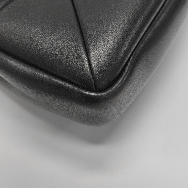 Quilted Lambskin Belt Bag Black