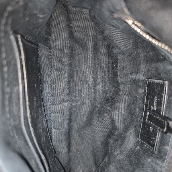 PUFFER Mini Chevron Lambskin Black