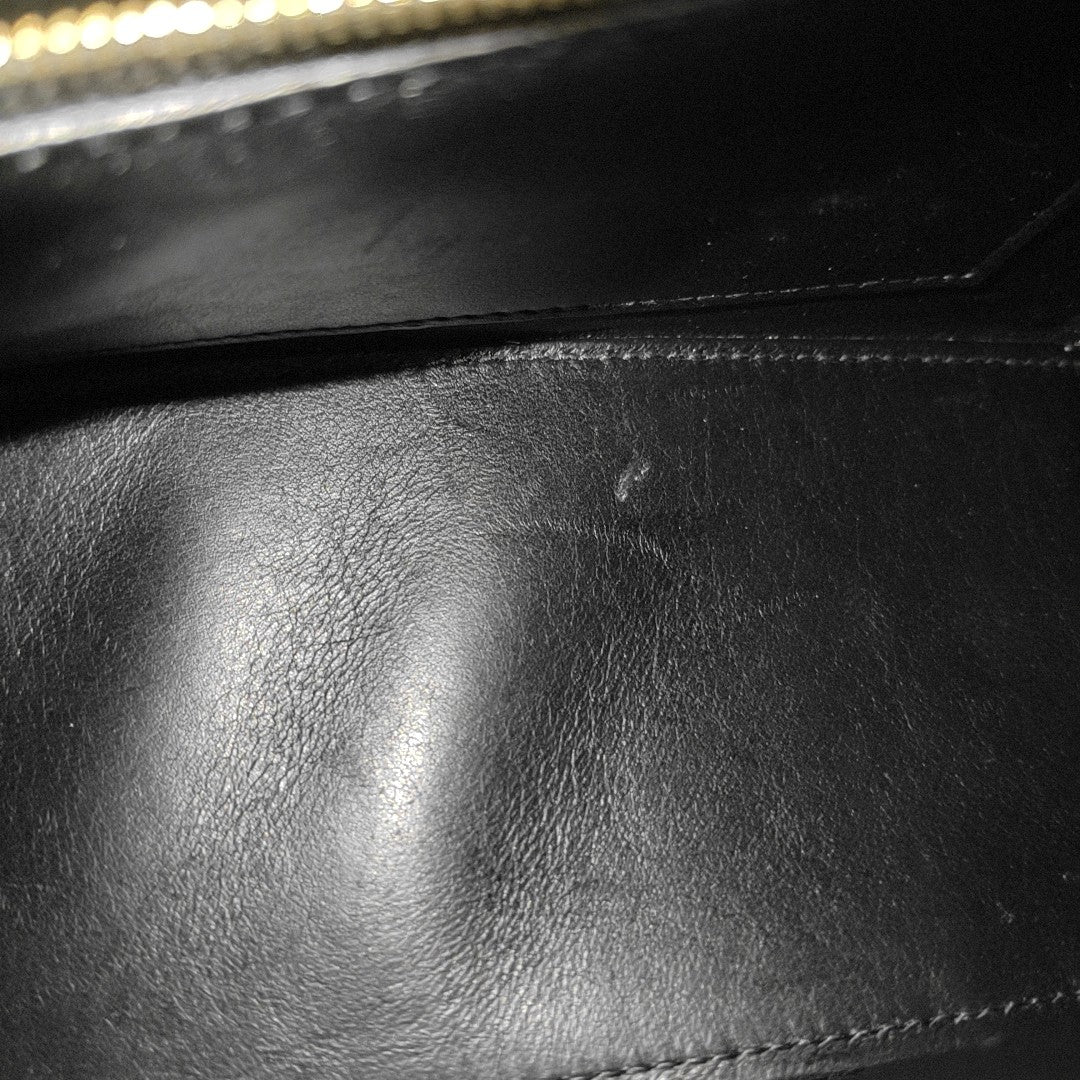 Hourglass S Calfskin Black