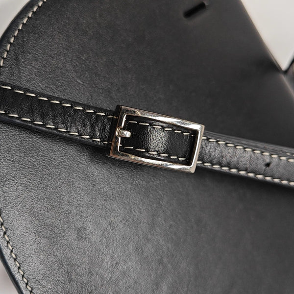Heel Calfskin Black