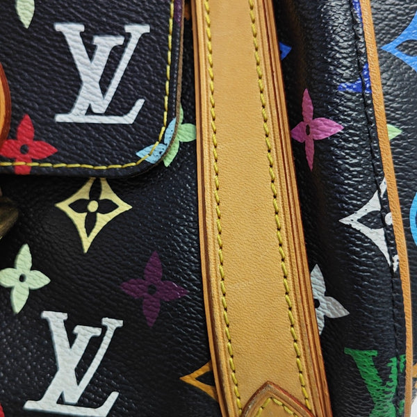 LV × TM PRISCILLA Monogram Coated Canvas Black