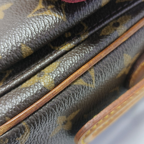 VIVA CITE Monogram Coated Canvas Brown
