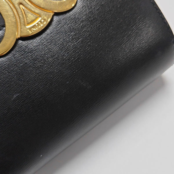 TRIOMPHE Mini Calfskin Black