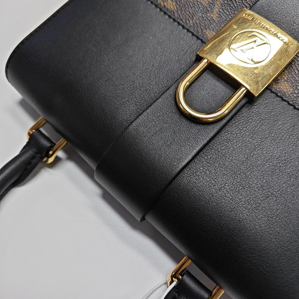 LOCKY BB Monogram Coated Canvas Brown