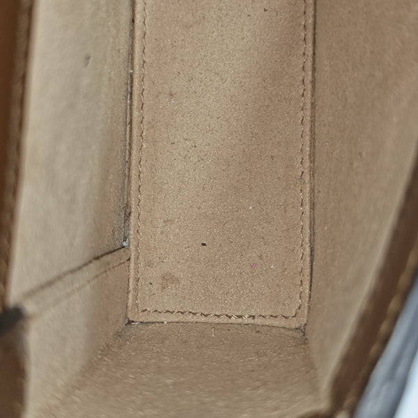 Horsebit 1955 Mini Monogram Coated Canvas Beige