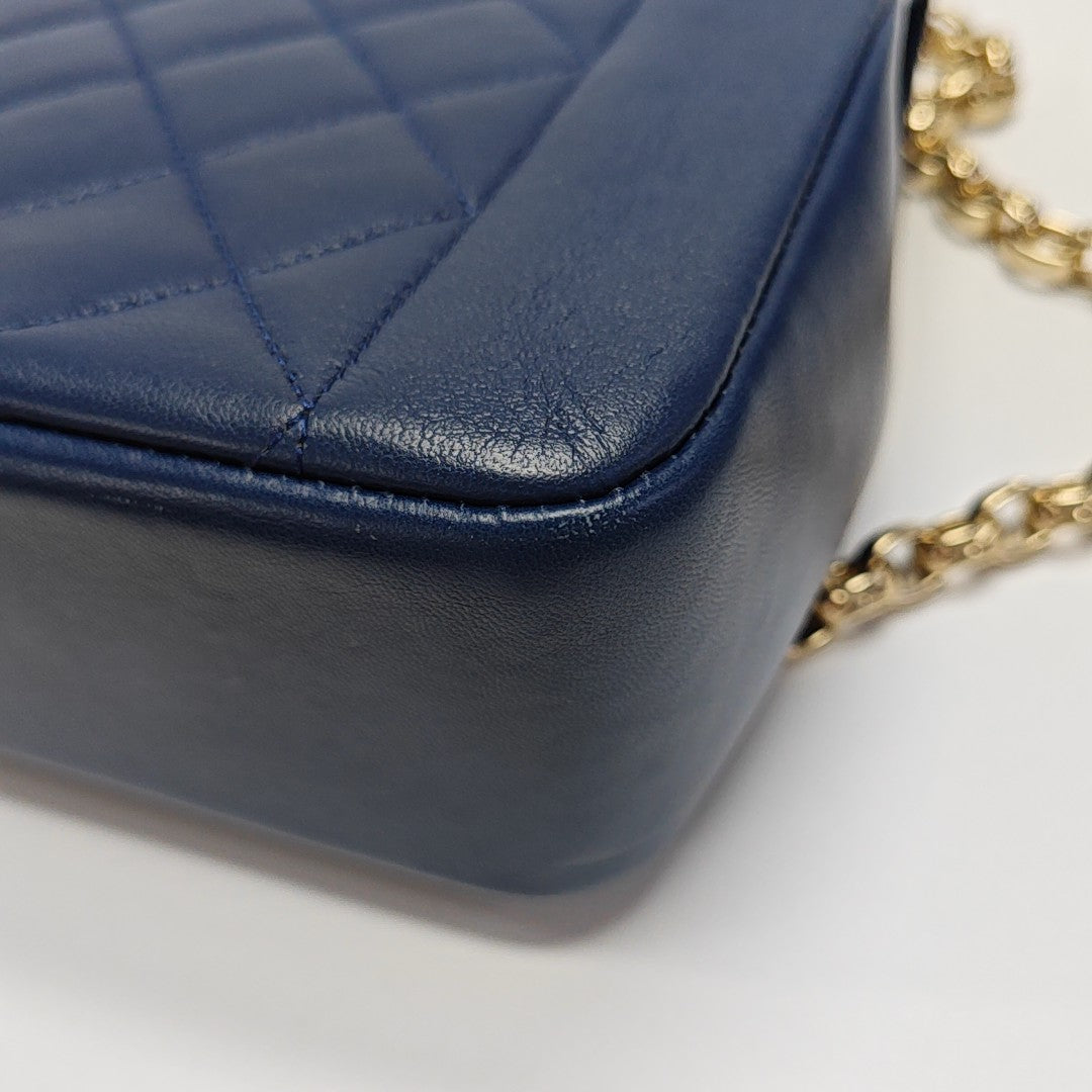 Quilted Lambskin Blue