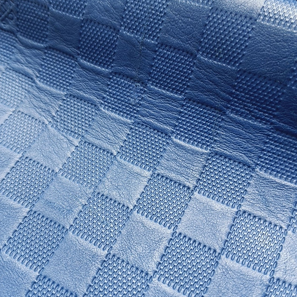 MICHAEL Damier Calfskin Blue