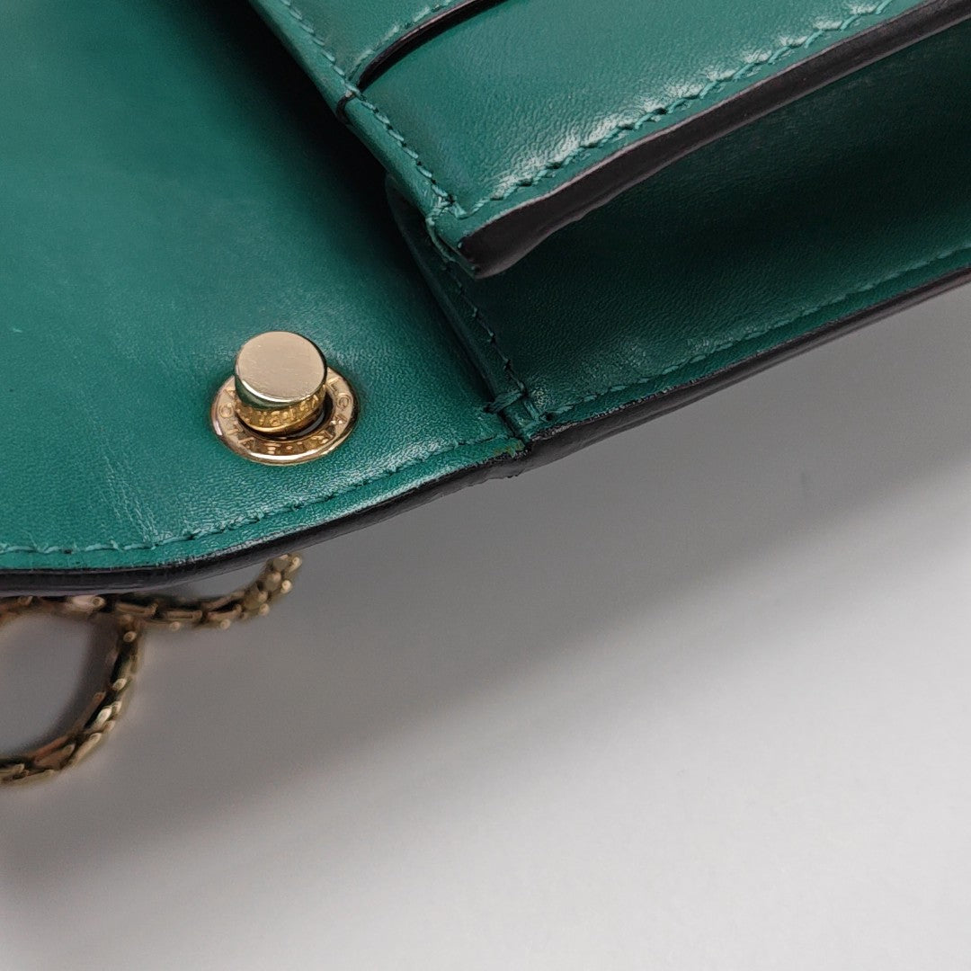 SERPENTI FOREVER Small Calfskin Green