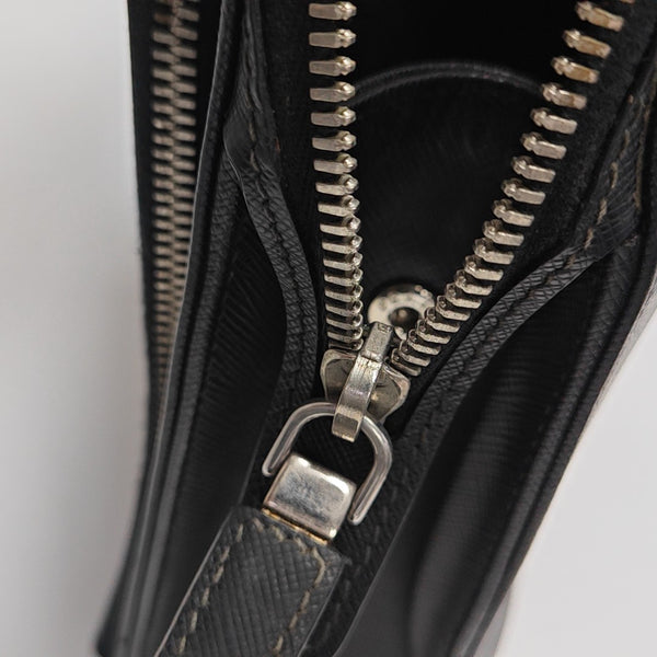 Saffiano Calfskin Tote Bag Black