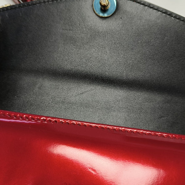 SERPENTI FOREVER Small Patent Leather Red