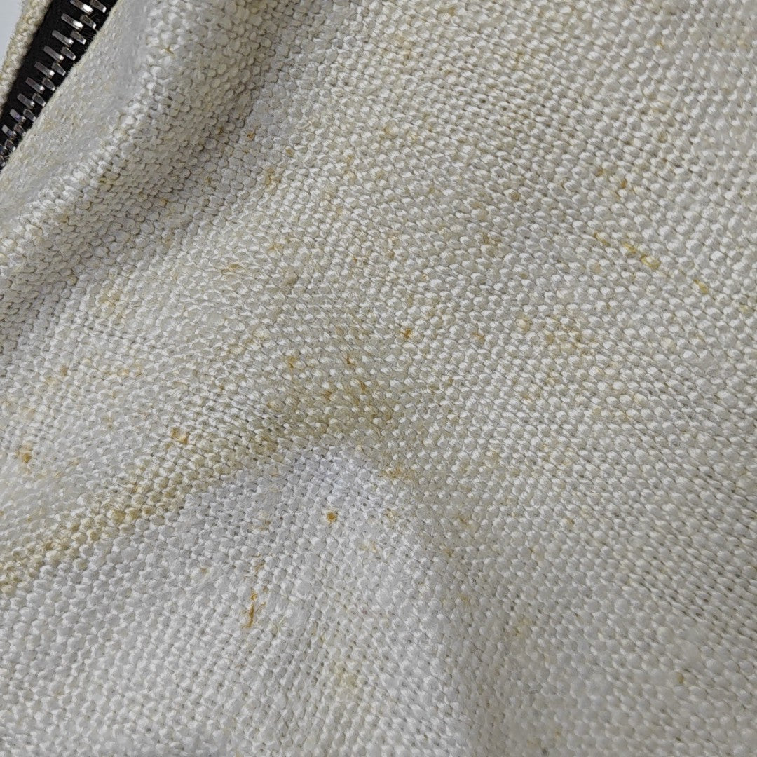 Linen Top Handle Bag Multicolor