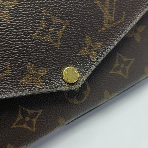 FÉLICIE Monogram Coated Canvas Brown