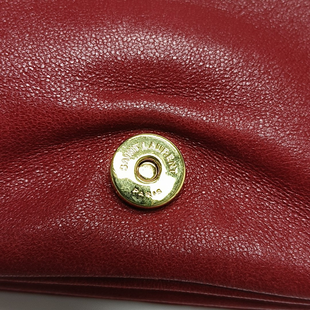 ANGIE Quilted Lambskin Red