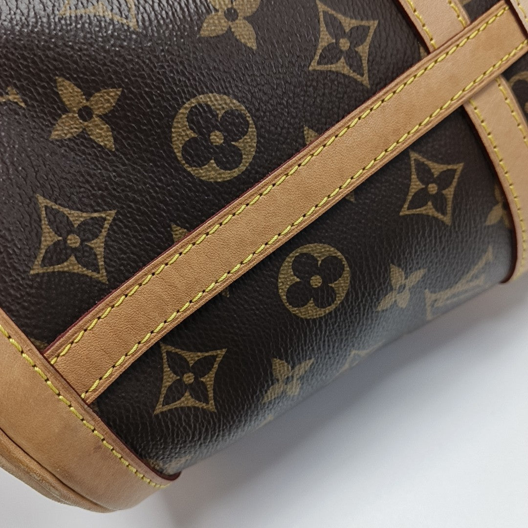 DUFFLE Monogram Coated Canvas Brown