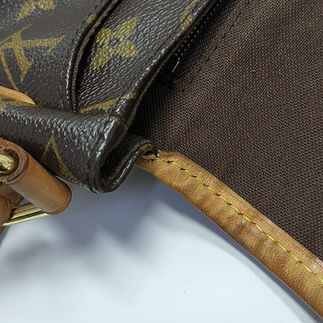 MENILMONTANT PM Monogram Coated Canvas Brown