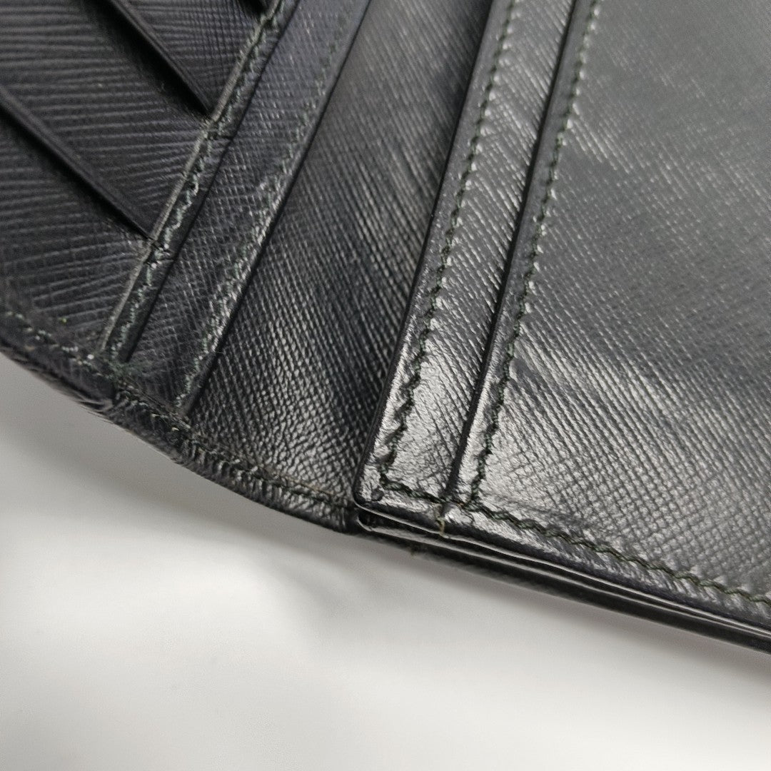 Vara Calfskin Black Wallet