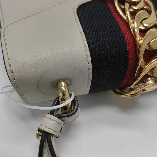 Sylvie Mini Calfskin White