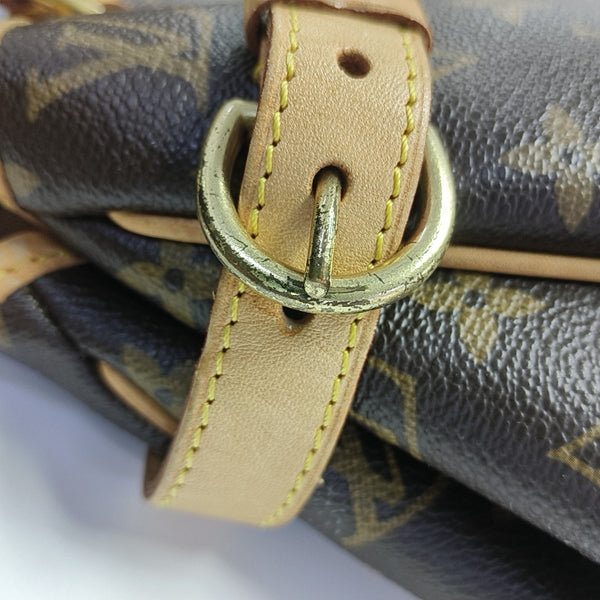 BATIGNOLLES MM Monogram Coated Canvas Brown