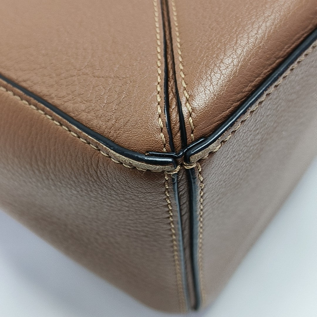Puzzle Small Calfskin Brown
