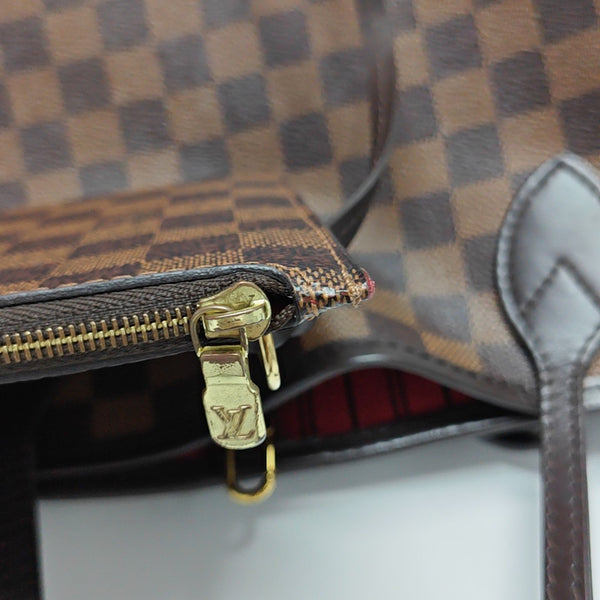 NEVERFULL MM Damier Ebene Coated Canvas Brown
