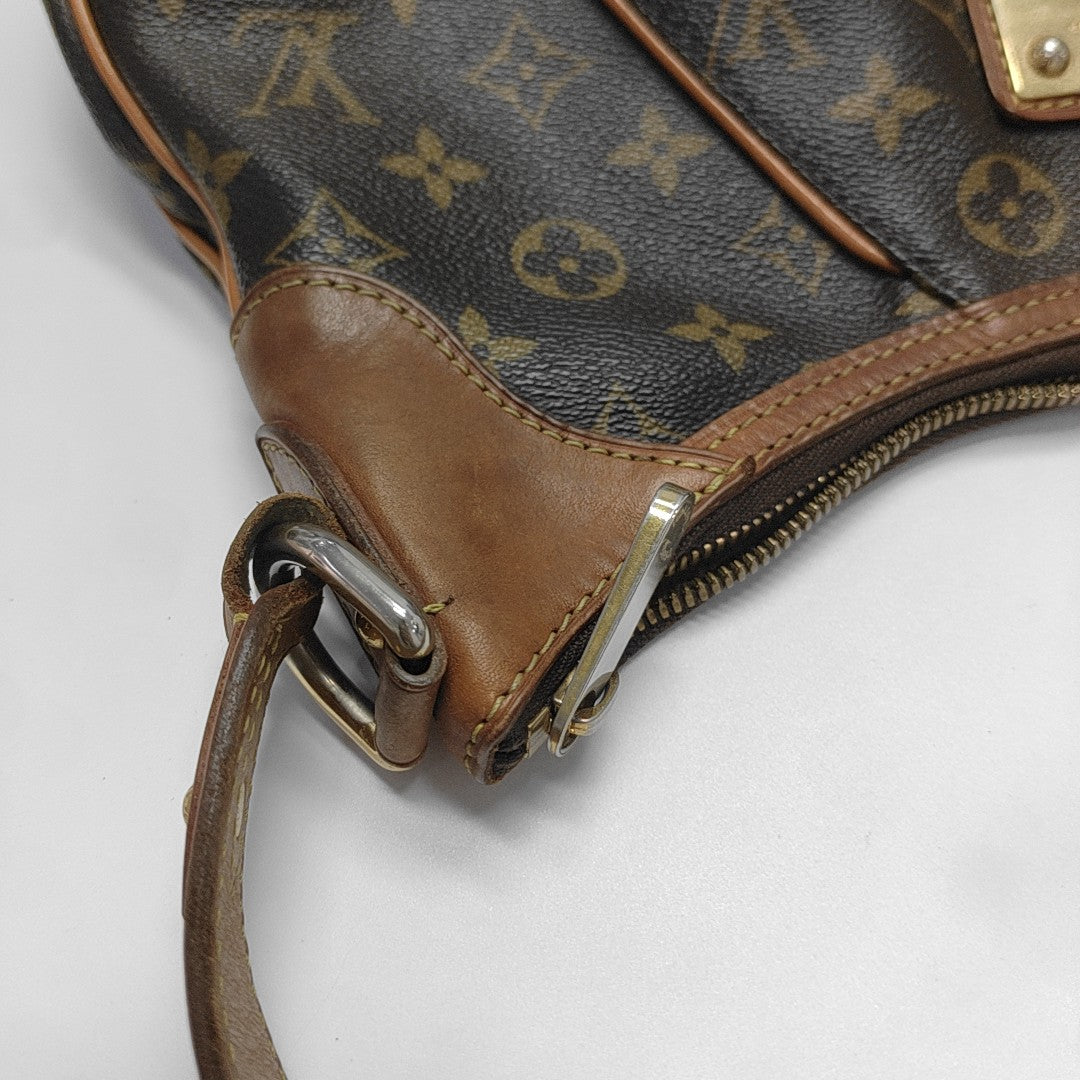 VINTAGE THAMES GM Monogram Coated Canvas Brown