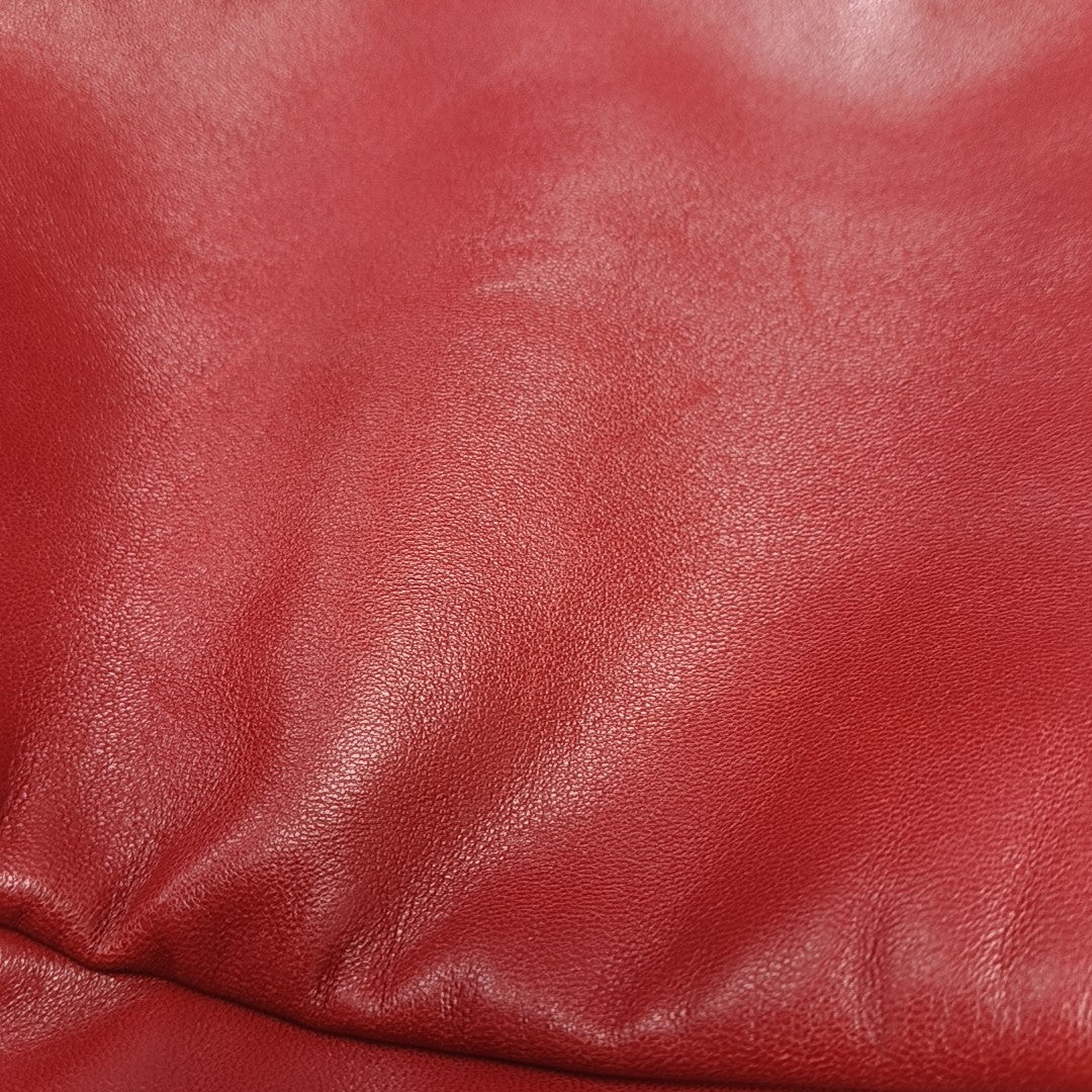 Calfskin Tote Bag Red