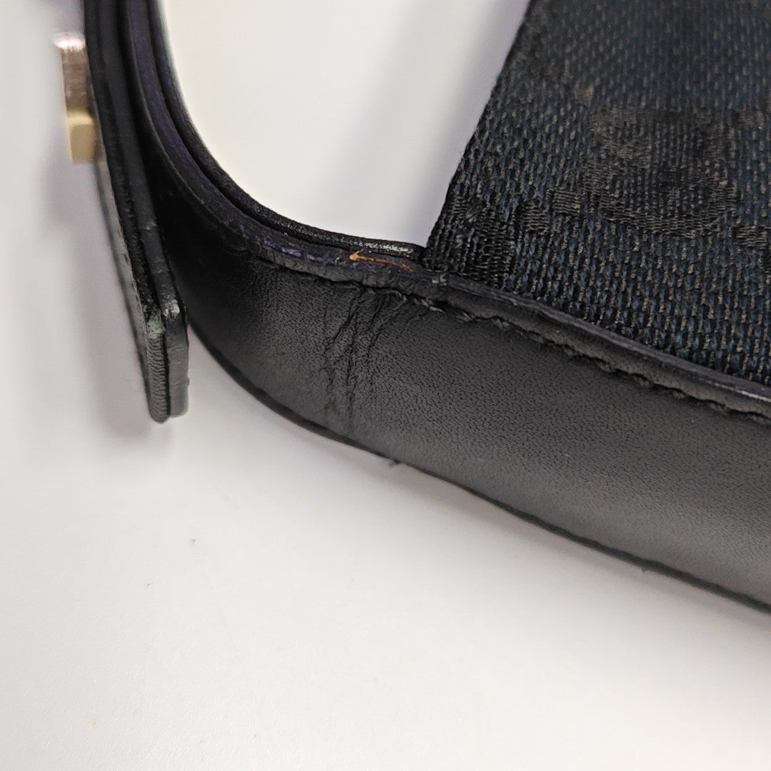 Monogram Canvas Top Handle Bag Black