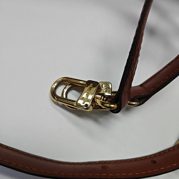 MONCEAU Monogram Coated Canvas Brown