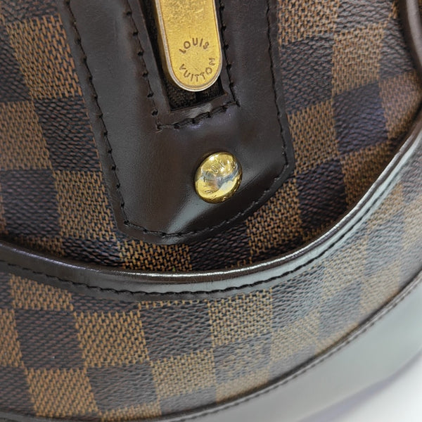 BERKELEY Damier Ebene Coated Canvas Brown