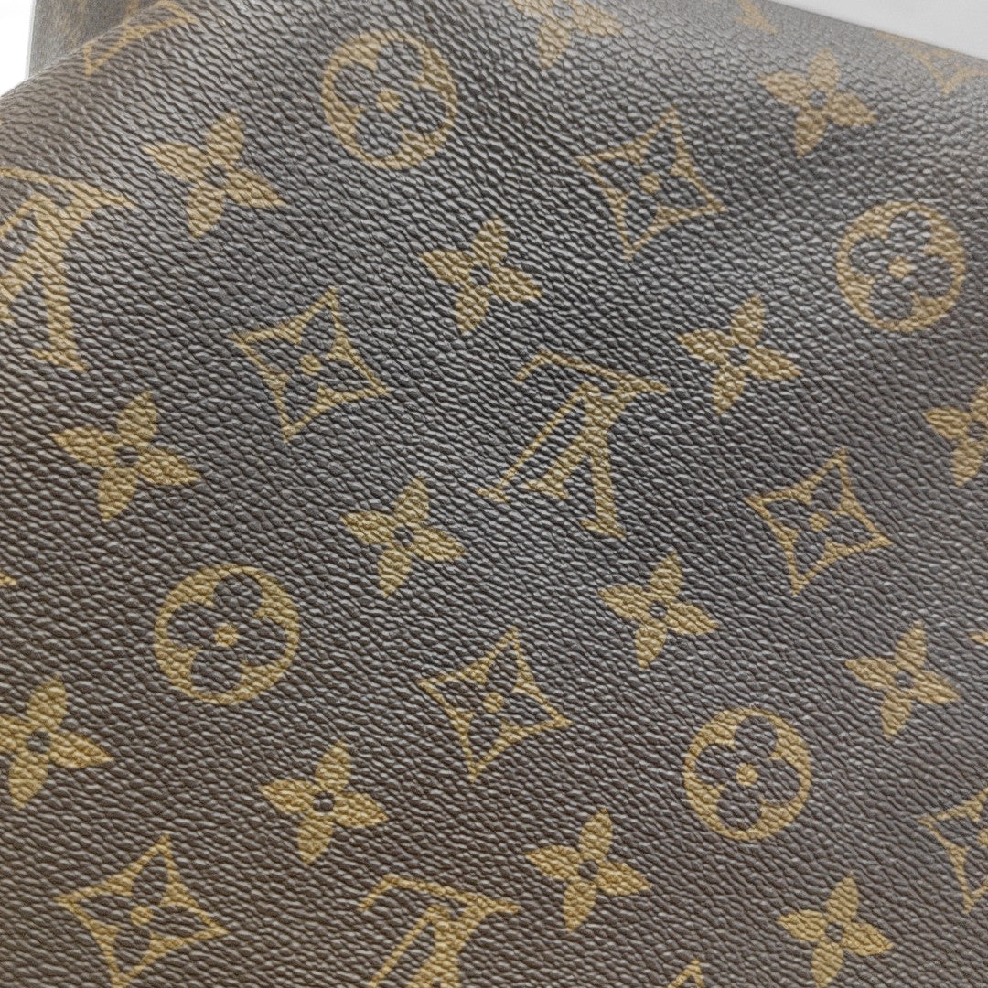 NEVERFULL MM Monogram Coated Canvas Brown