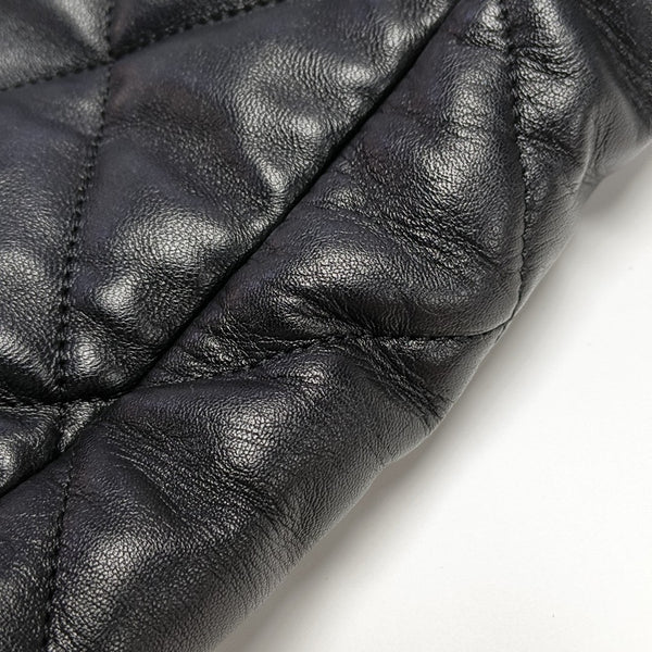 CHANEL 19 Large Quilted Lambskin Black