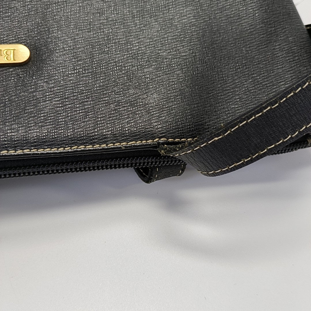 Calfskin Shoulder Bag Black