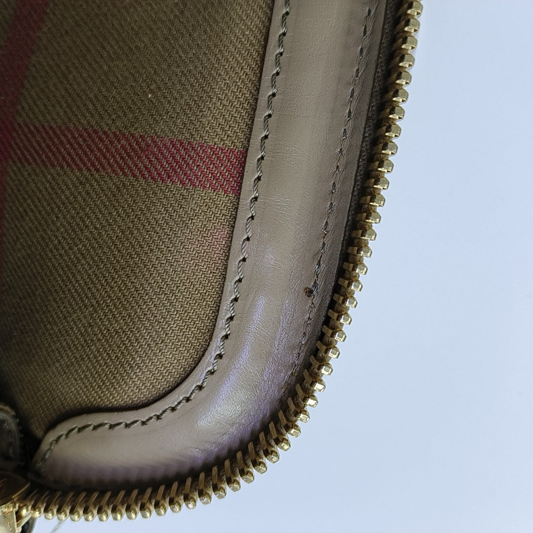 Suede Crossbody Bag Beige