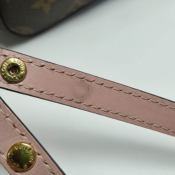 NÉONOÉ MM Monogram Coated Canvas Brown