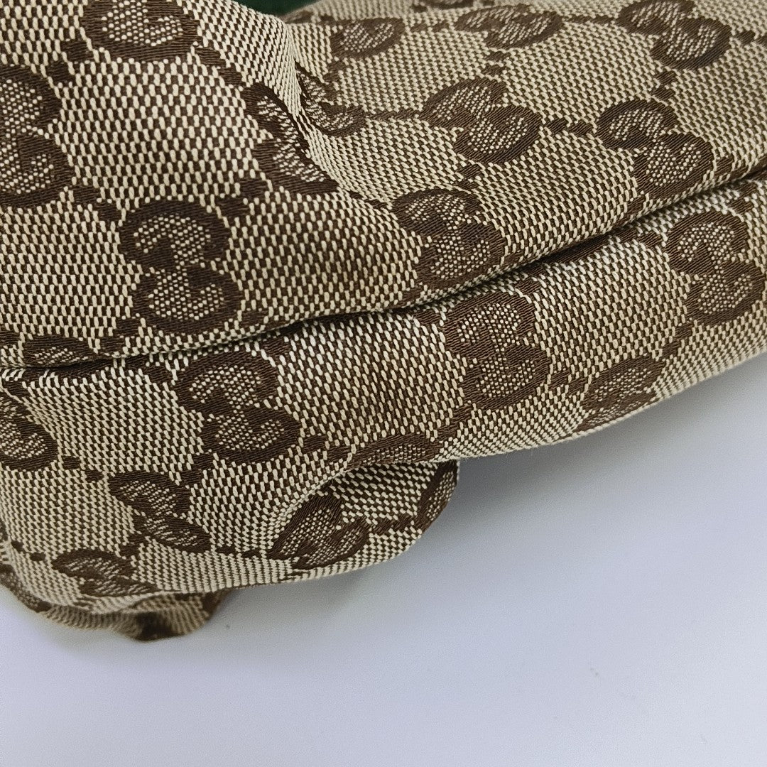 Jolicoeur Medium Monogram Coated Canvas Beige