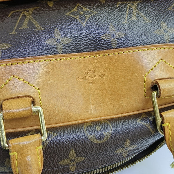 DEAUVILLE Monogram Coated Canvas Brown