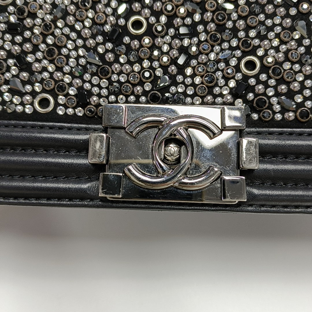 BOY CHANEL Medium Special Material Black