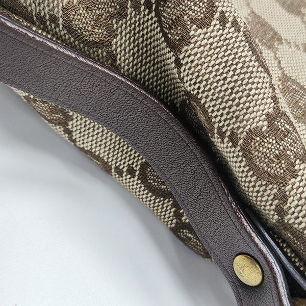 Monogram Canvas Tote Bag Brown